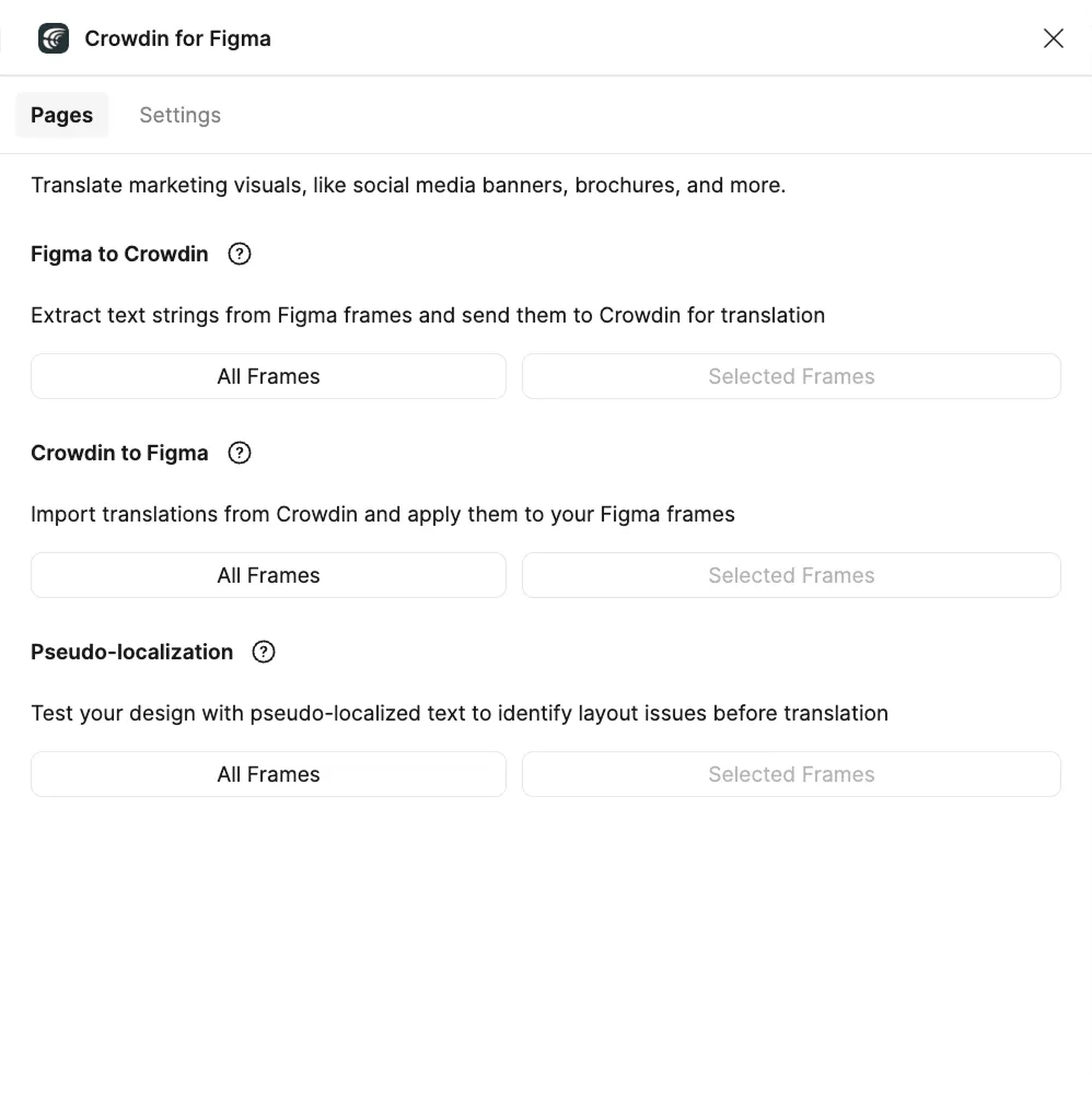 Figma Plugin Pages Tab